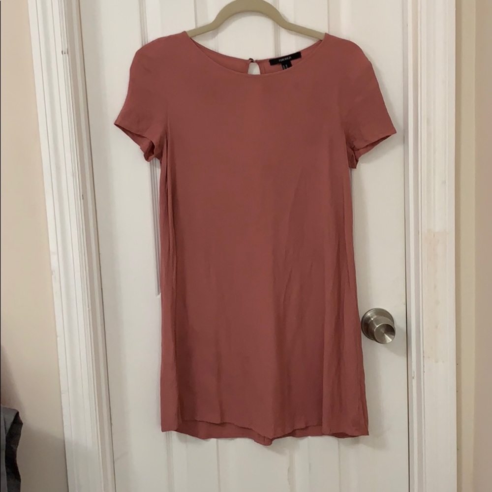 Pale Pink Shift Dress (slight stain)